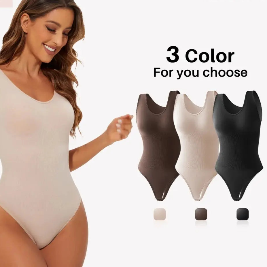 Seamless Shapewear Bodysuit for Women Body Shaper Thong Body Shaping Sculpting Breast Slimming Wide Shoulder Straps Shapers New GlowTrotter