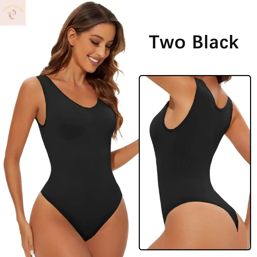 Seamless Shapewear Bodysuit for Women Body Shaper Thong Body Shaping Sculpting Breast Slimming Wide Shoulder Straps Shapers New GlowTrotter